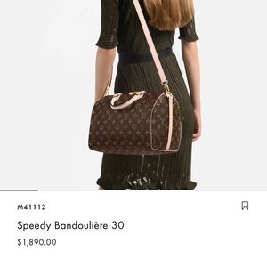 ❌ SOLD ❌ Louis Vuitton * NEW** Speedy Bandouliere 30 Monogram